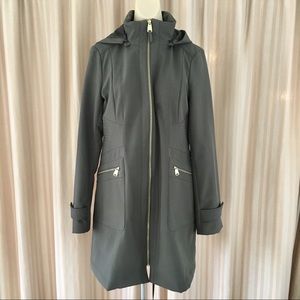 Via Spiga fleece-lined soft shell all-weather coat